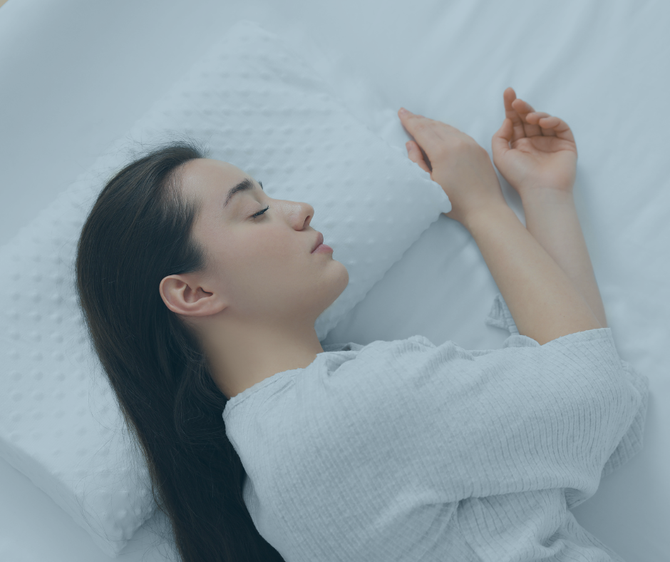 image of woman sleeping well using ABC™ Pillow Advice