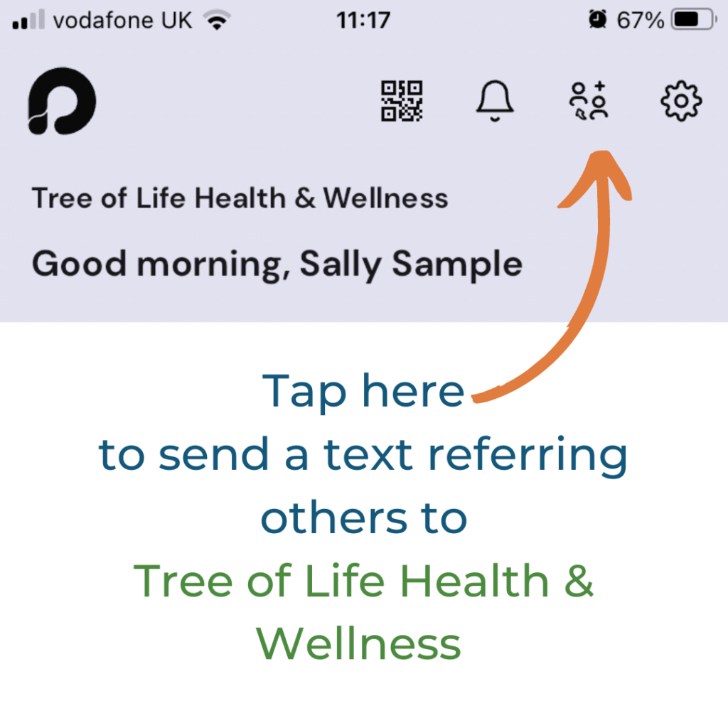 used PracticeHub to refer others to Tree of Life Health & Wellness in Larbert Scoltand